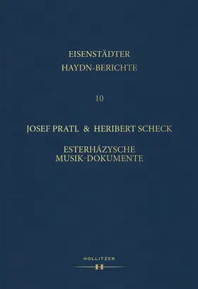 Pratl / Scheck / Reicher |  Esterházysche Musik-Dokumente | Buch |  Sack Fachmedien