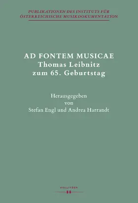 Engl / Harrandt |  AD FONTEM MUSICAE | eBook | Sack Fachmedien
