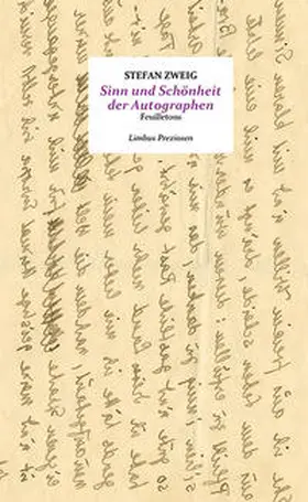 Zweig |  Sinn und Schönheit der Autographen | Buch |  Sack Fachmedien