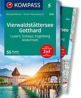 Wille |  KOMPASS Wanderführer Vierwaldstättersee, Gotthard, 55 Touren | Buch |  Sack Fachmedien