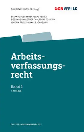 Auer-Mayer / Preiss / Felten |  Arbeitsverfassungsrecht Bd 3 | Buch |  Sack Fachmedien
