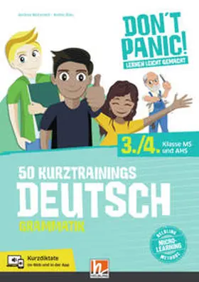 Motamedi / Blau |  DON'T PANIC! Lernen leicht gemacht, 50 Kurztrainings Deutsch | Buch |  Sack Fachmedien