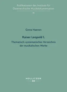Haenen |  Kaiser Leopold I. | Buch |  Sack Fachmedien