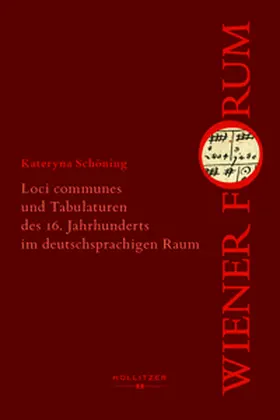 Schöning |  Loci communes und Tabulaturen des 16. Jahrhunderts im deutschsprachigen Raum | Buch |  Sack Fachmedien