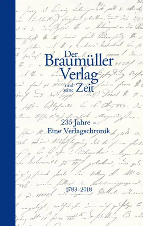 Schuchter |  Der Braumüller Verlag und seine Zeit | eBook | Sack Fachmedien