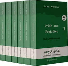 EasyOriginal Verlag / Austen |  Pride and Prejudice / Stolz und Vorurteil - 6 Teile Hardcover - (Buch + Audio-Online) - Lesemethode von Ilya Frank - Zweisprachige Ausgabe Englisch-Deutsch | Buch |  Sack Fachmedien