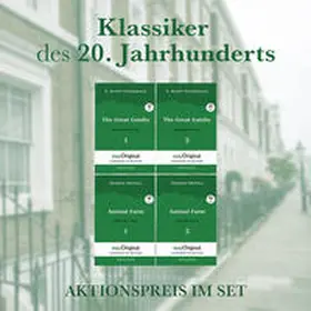 EasyOriginal Verlag / Fitzgerald / Orwell |  Klassiker des 20. Jahrhunderts (Buch + 4 MP3 Audio-CDs) - Lesemethode von Ilya Frank - Zweisprachige Ausgabe Englisch-Deutsch | Buch |  Sack Fachmedien