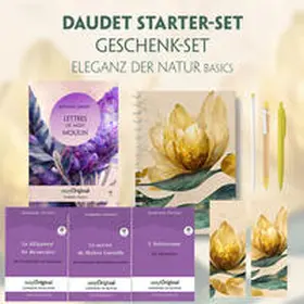 EasyOriginal Verlag / Daudet |  Alphonse Daudet Starter-Paket Geschenkset - 4 Bücher (mit Audio-Online) + Eleganz der Natur Schreibset Basics | Buch |  Sack Fachmedien