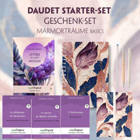 EasyOriginal Verlag / Daudet |  Alphonse Daudet Starter-Paket Geschenkset - 4 Bücher (mit Audio-Online) + Marmorträume Schreibset Basics | Buch |  Sack Fachmedien