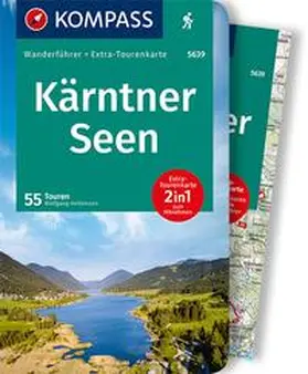 Heitzmann |  KOMPASS Wanderführer Kärntner Seen, 55 Touren | Buch |  Sack Fachmedien