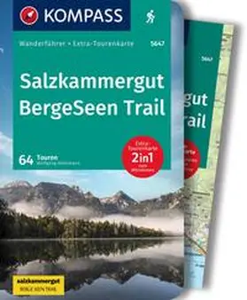 Heitzmann |  KOMPASS Wanderführer Salzkammergut BergeSeen Trail, 61 Touren mit Extra-Tourenkarte | Buch |  Sack Fachmedien