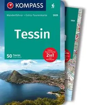 Mertz |  KOMPASS Wanderführer Tessin, 50 Touren mit Extra-Tourenkarte | Buch |  Sack Fachmedien
