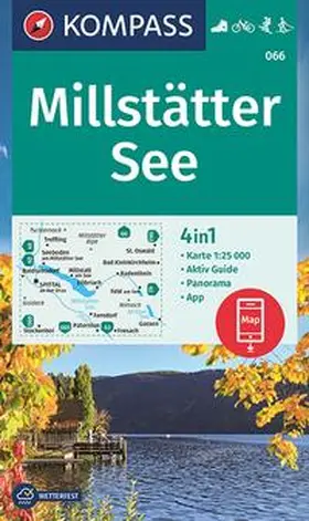  KOMPASS Wanderkarte 066 Millstätter See 1:25.000 | Sonstiges |  Sack Fachmedien