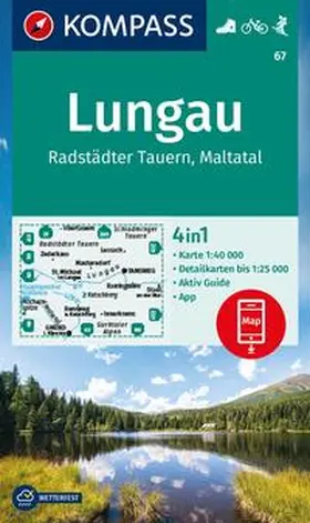  KOMPASS Wanderkarte 67 Lungau, Radstädter Tauern, Maltatal 1:40.000 | Sonstiges |  Sack Fachmedien