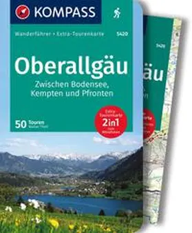 Theil |  KOMPASS Wanderführer Oberallgäu, 50 Touren zwischen Bodensee, Kempten und Pfronten, mit Extra-Tourenkarte | Buch |  Sack Fachmedien