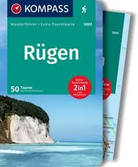 Pollmann |  KOMPASS Wanderführer Rügen, 50 Touren mit Extra-Tourenkarte | Buch |  Sack Fachmedien