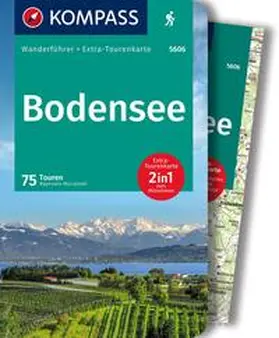 Baumann / Moczynski |  KOMPASS Wanderführer Bodensee, 75 Touren mit Extra-Tourenkarte | Buch |  Sack Fachmedien