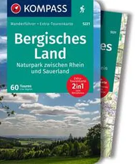 Aigner |  KOMPASS Wanderführer Bergisches Land, Naturpark zwischen Rhein und Sauerland, 60 Touren mit Extra-Tourenkarte | Buch |  Sack Fachmedien