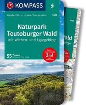 Behla |  KOMPASS Wanderführer Naturpark Teutoburger Wald mit Wiehen- und Eggegebirge, 55 Touren mit Extra-Tourenkarte | Buch |  Sack Fachmedien
