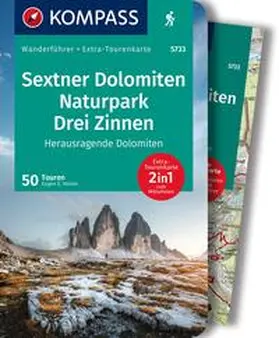Hüsler |  KOMPASS Wanderführer Sextner Dolomiten, Naturpark Drei Zinnen - Herausragende Dolomiten, 50 Touren mit Extra-Tourenkarte | Buch |  Sack Fachmedien