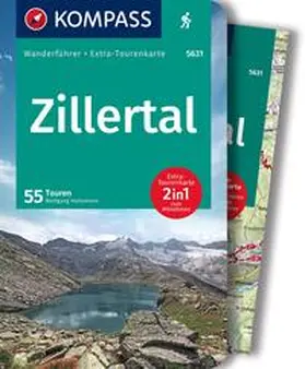 Heitzmann |  KOMPASS Wanderführer Zillertal, 55 Touren | Buch |  Sack Fachmedien