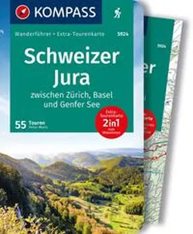 Mertz |  KOMPASS Wanderführer Schweizer Jura, 55 Touren mit Extra-Tourenkarte | Buch |  Sack Fachmedien