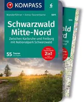 Aigner |  KOMPASS Wanderführer Schwarzwald Mitte-Nord, 50 Touren mit Extra-Tourenkarte | Buch |  Sack Fachmedien