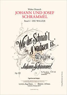 Deutsch |  Die Kompositionen der Brüder Johann und Josef Schrammel / Band 2: Die Walzer | Buch |  Sack Fachmedien
