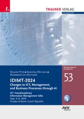 Doucek / Nedomova / Sonntag |  IDIMT-2024 | Buch |  Sack Fachmedien