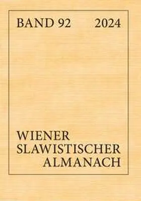 Reuther / Nicolos / Obermayr |  Wiener Slawistischer Almanach Band 92/2024 | Buch |  Sack Fachmedien