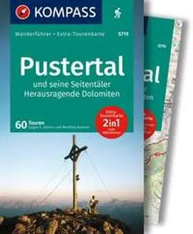 Hüsler / Kostner |  KOMPASS Wanderführer Pustertal und seine Seitentäler, Herausragende Dolomiten, 60 Touren mit Extra-Tourenkarte | Buch |  Sack Fachmedien