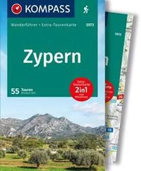 Will |  KOMPASS Wanderführer Zypern, 55 Touren mit Extra-Tourenkarte | Buch |  Sack Fachmedien