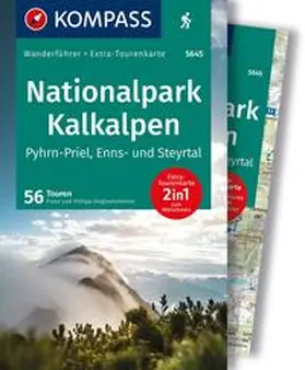 Sieghartsleitner |  KOMPASS Wanderführer Nationalpark Kalkalpen - Pyhrn-Priel, Enns- und Steyrtal, 56 Touren mit Extra-Tourenkarte | Buch |  Sack Fachmedien