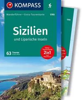 Wille |  KOMPASS Wanderführer Sizilien und Liparische Inseln, 60 Touren mit Extra-Tourenkarte | Buch |  Sack Fachmedien