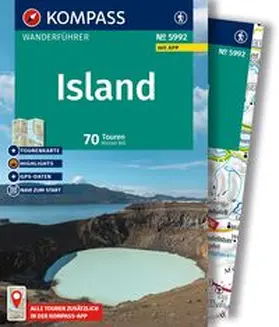 Will |  KOMPASS Wanderführer Island, 70 Touren mit Extra-Tourenkarte | Buch |  Sack Fachmedien