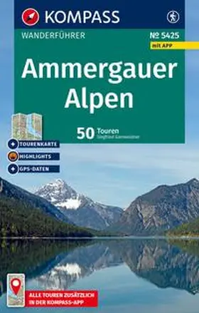 Garnweidner |  KOMPASS Wanderführer Ammergauer Alpen, 50 Touren mit Extra-Tourenkarte | Buch |  Sack Fachmedien