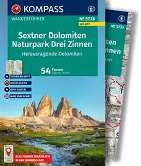 Hüsler |  KOMPASS Wanderführer Sextner Dolomiten, Naturpark Drei Zinnen - Herausragende Dolomiten, 50 Touren mit Extra-Tourenkarte | Buch |  Sack Fachmedien