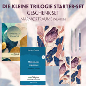 EasyOriginal Verlag / Tschechow |  Die Kleine Trilogie Starter-Paket Geschenkset - 2 Bücher (mit Audio-Online) + Marmorträume Schreibset Premium | Buch |  Sack Fachmedien