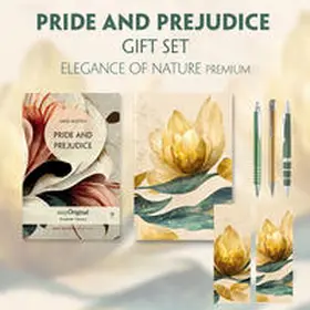 EasyOriginal Verlag / Austen |  Pride and Prejudice (with audio-online) Readable Classics Geschenkset + Eleganz der Natur Schreibset Premium | Buch |  Sack Fachmedien