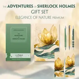 EasyOriginal Verlag / Doyle |  The Adventures of Sherlock Holmes (with audio-online) Readable Classics Geschenkset + Eleganz der Natur Schreibset Premium | Buch |  Sack Fachmedien