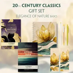 EasyOriginal Verlag / Fitzgerald / Orwell |  20th Century Classics Books-Set (with audio-online) Readable Classics Geschenkset + Eleganz der Natur Schreibset Basics | Buch |  Sack Fachmedien