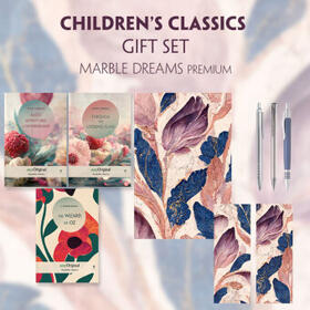 EasyOriginal Verlag / Carroll / Baum |  Children's Classics Books-Set (with audio-online) Readable Classics Geschenkset + Marmorträume Schreibset Premium | Buch |  Sack Fachmedien