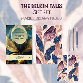 EasyOriginal Verlag / Puschkin |  EasyOriginal Readable Classics / Erzählungen Belkins (with audio-online) Readable Classics Geschenkset + Marmorträume Schreibset Premium | Buch |  Sack Fachmedien