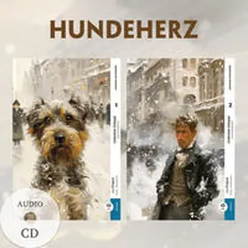 EasyOriginal Verlag / Bulgakow |  Sobatsch'je serdze / Hundeherz - 2 Teile (2 Bücher + Audio-CDs) - Frank-Lesemethode - Kommentierte zweisprachige Ausgabe Russisch-Deutsch | Buch |  Sack Fachmedien