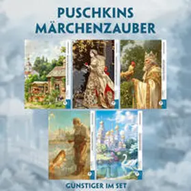 EasyOriginal Verlag / Puschkin |  5 Puschkins Märchenzauber (5 Bücher + Audio-Online) - Frank-Lesemethode - Kommentierte zweisprachige Ausgabe Russisch-Deutsch | Buch |  Sack Fachmedien