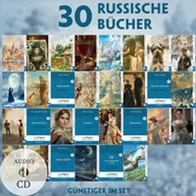 EasyOriginal Verlag / Tschechow / Gogol |  30 russische Bücher (30 Bücher + Audio-CDs) - Frank-Lesemethode - Kommentierte zweisprachige Ausgabe Russisch-Deutsch | Buch |  Sack Fachmedien