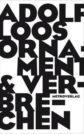 Loos / Stuiber |  Ornament und Verbrechen | Buch |  Sack Fachmedien