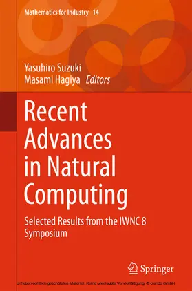 Suzuki / Hagiya |  Recent Advances in Natural Computing | eBook | Sack Fachmedien