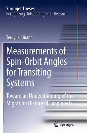 Hirano |  Measurements of Spin-Orbit Angles for Transiting Systems | Buch |  Sack Fachmedien