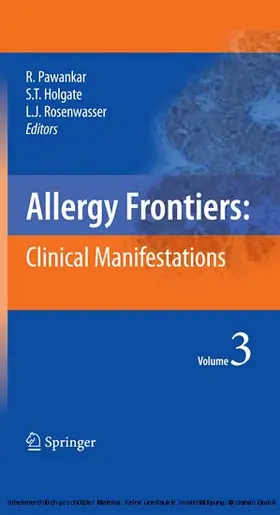 Pawankar / Holgate / Rosenwasser |  Allergy Frontiers:Clinical Manifestations | eBook | Sack Fachmedien